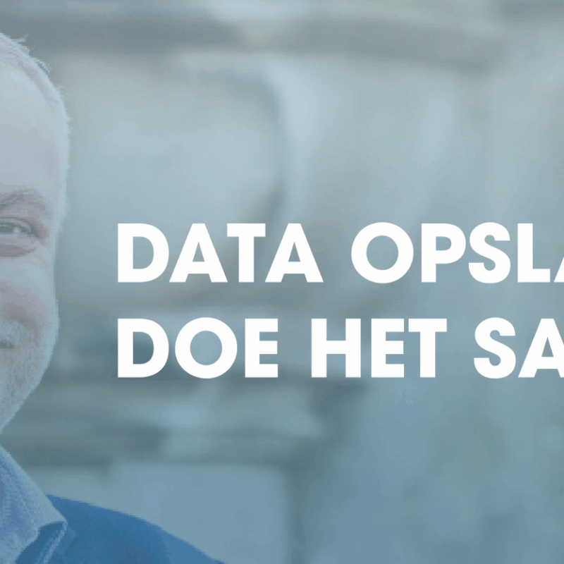Data opslaan? Doe het safe 3